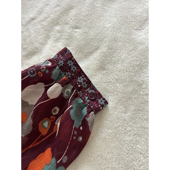 Vintage Forever 21 Shirt Large Baby Doll Flowy Sheer Tunic Boho Festival Cottage - Picture 11 of 11